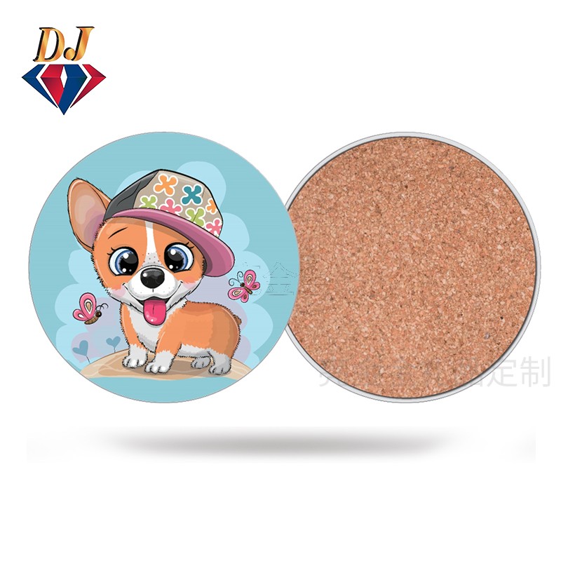 闪闪萌宠吸水杯垫