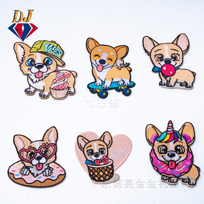闪闪萌宠刺绣冰箱贴