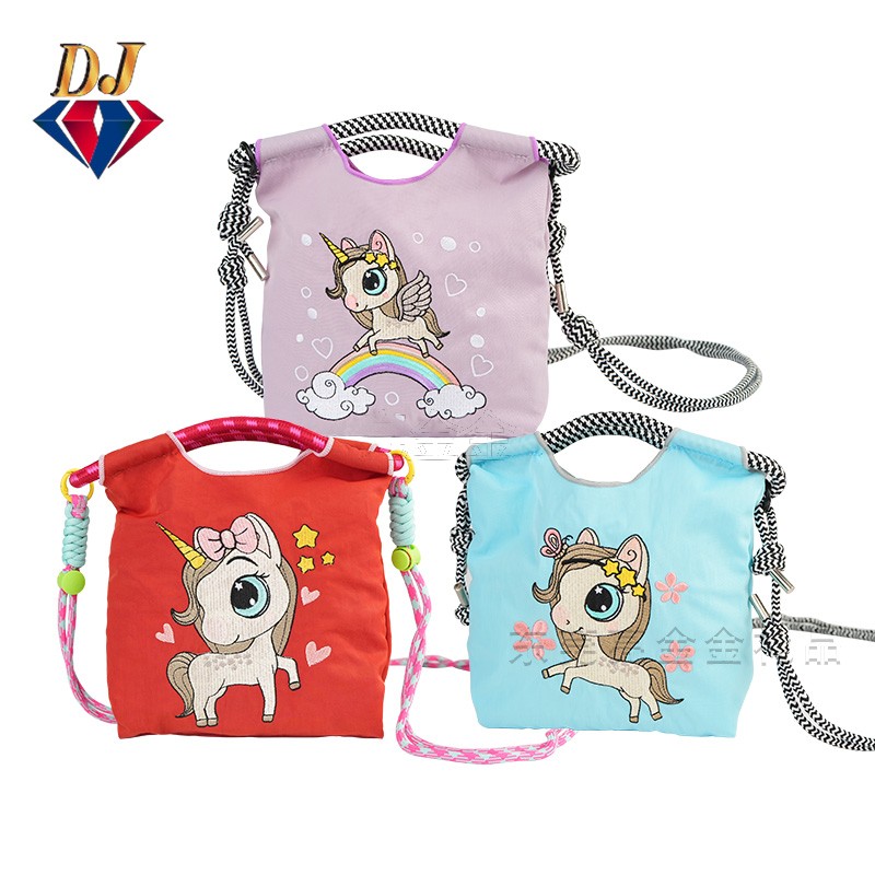 独角兽刺绣包包